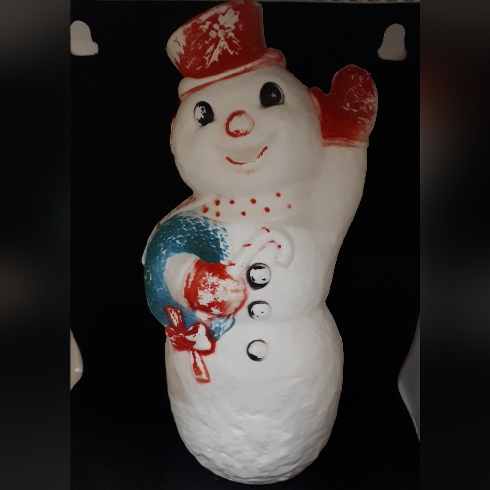 COPY - Vintage Snowman Blow Mold.